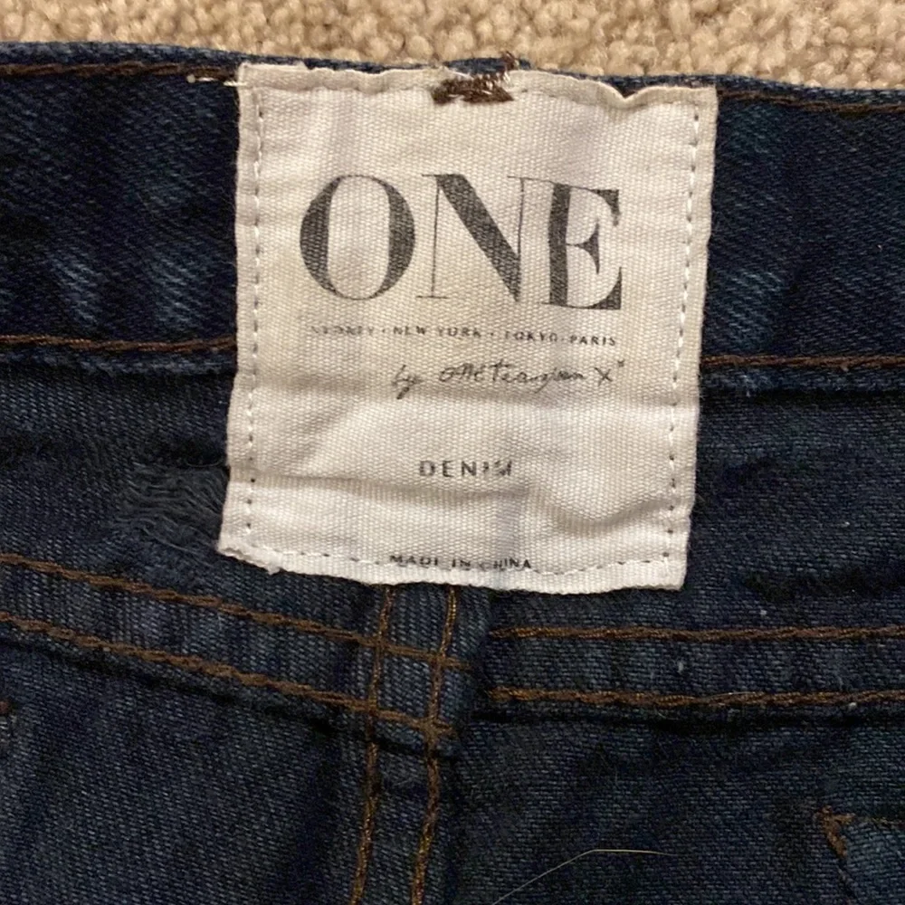 Teal-Black Distressed Denim Women’s Shorts